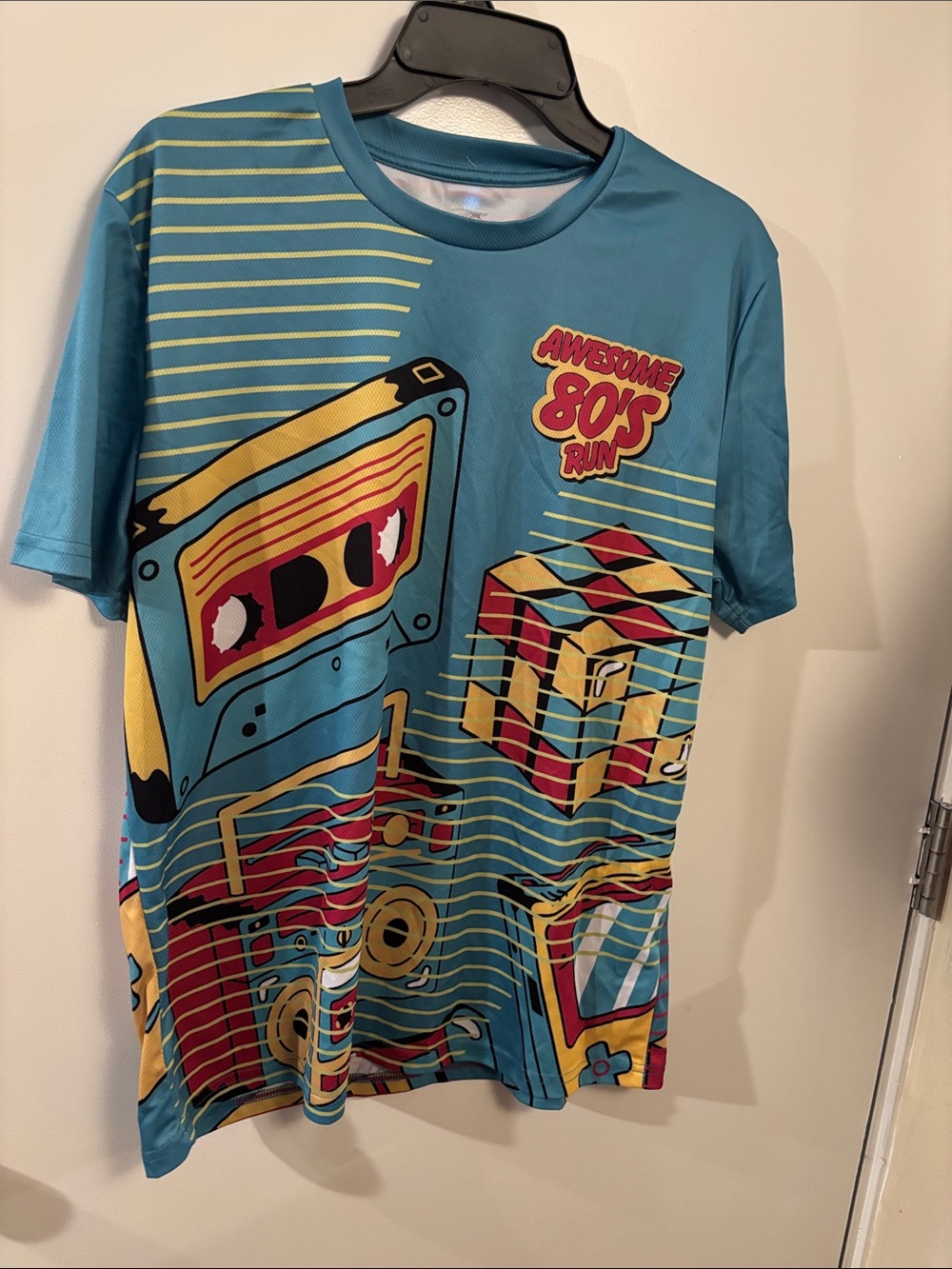 Men’s  Teal 'Awesome 80's Run' Graphic T-Shirt